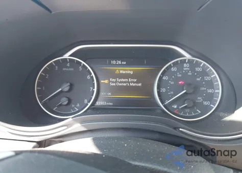 2020 Nissan Maxima Sl Xtronic Cvt z USA, uszkodzony, nr VIN 1N4AA6DV9LC379146